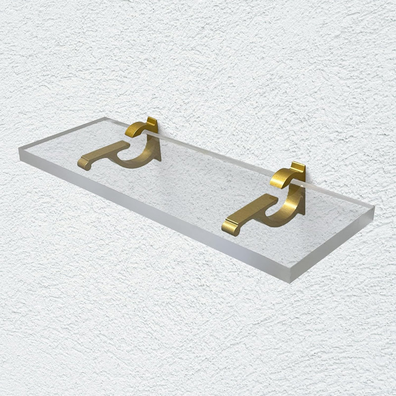 Claymore Acrylic Bracket Shelf, Bronze