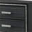 Haiden Weathered Black 2-Drawer Modern Nightstand-2071647662