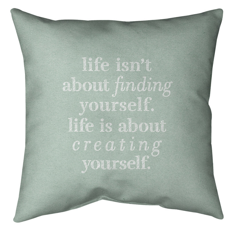 Coussin de sol, 28 po x 28 po, Vert / blanc
