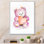 Happy Happy Day Happy Teddy II, reproduction d'art sur toile