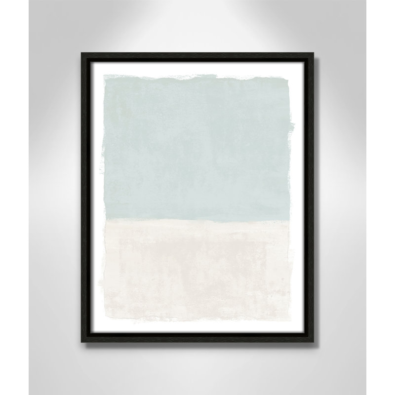 Ocean Tides I Print by Natalie Carpentieri, 12.5'' W x 15.5'' H, Espresso Floater