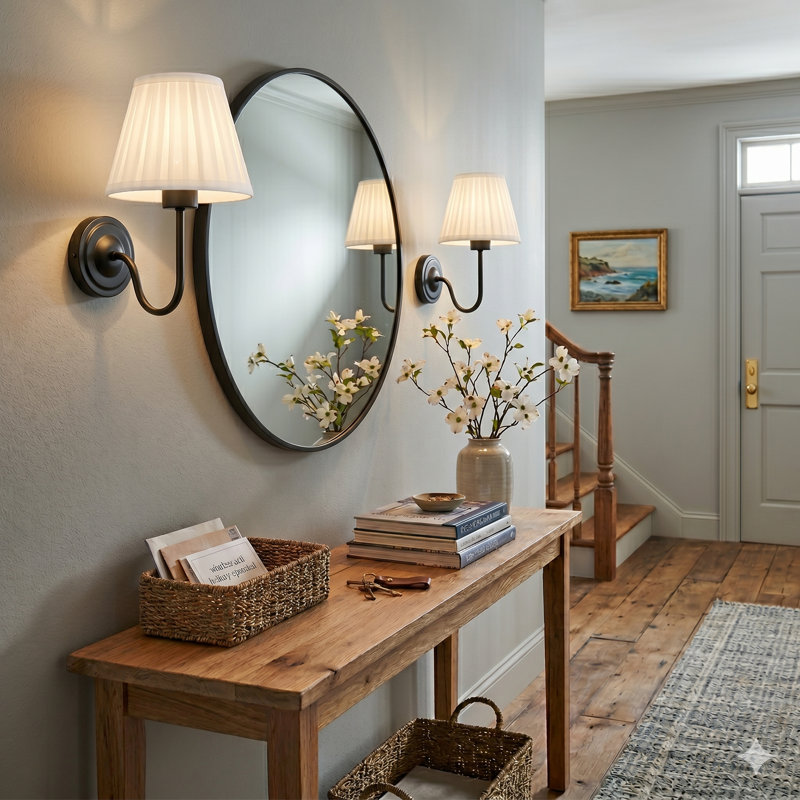 Ensemble de 2 appliques murales sans fil à piles avec 3 ampoules magnétiques à température de couleur CCT à intensité variable et télécommande, lampe murale décorative sans fil pour le couloir du salon