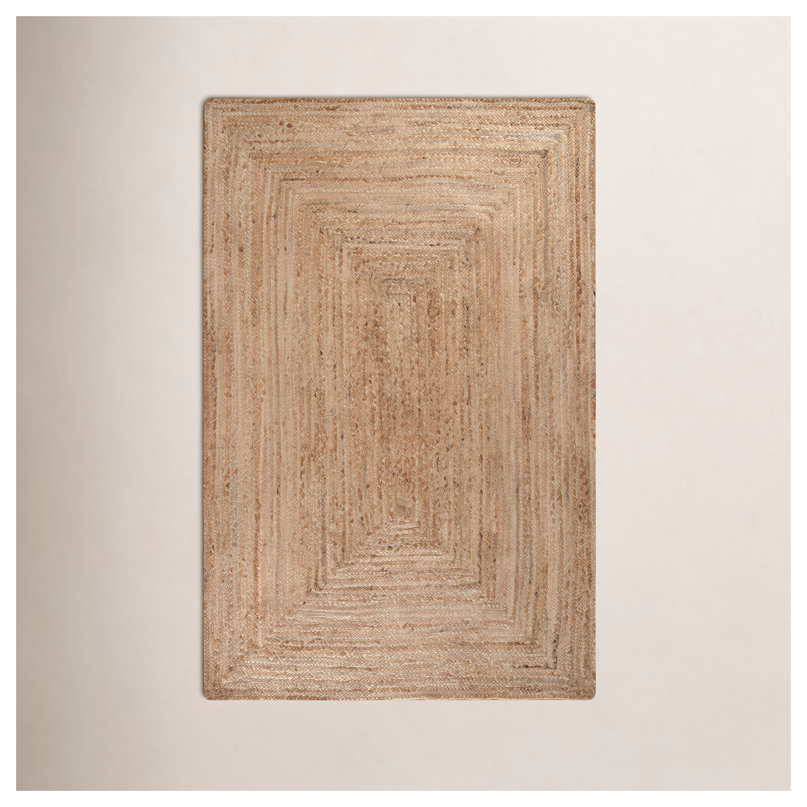 Gage Handmade Jute / Sisal Tan Rug, Rectangle 4' x 6'