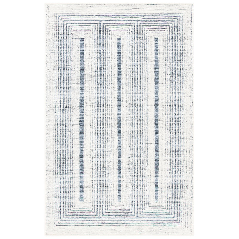 Metro Hand Tufted Performance Geometric Rug, Rectangle 3' x 5'