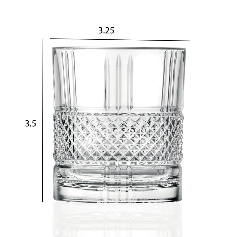 Brilliant Collection Double Old Fashion Set of 6 By Lorren Home Trends