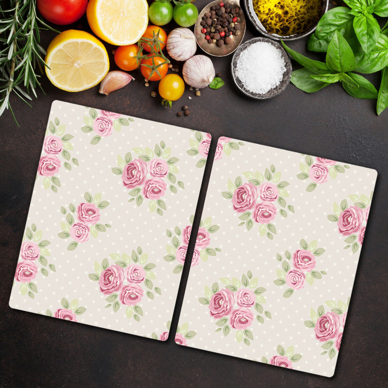 Mccary Tempered Glass Chopping Board, 52cm x 40cm