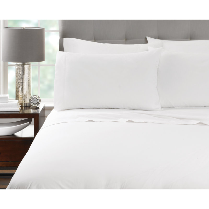 Martex Millennium Sheets 300 Fitted Sheet, White, Queen 60" x 80" x 12" Fitted Sheet