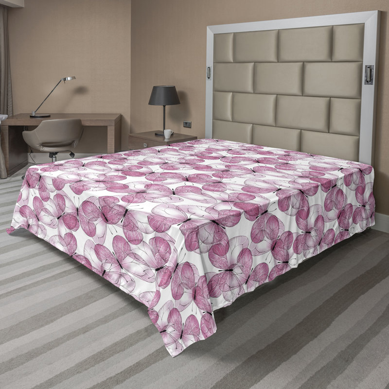 Drap plat Ambesonne Spring, Drap plat très grand californien