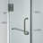 60'' - W x 79'' H Pivot Door Frameless Shower Door with