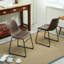 Varna  Round Dining Set, Trestle Dining Table With  Stylish Chairs-121052515-121052520