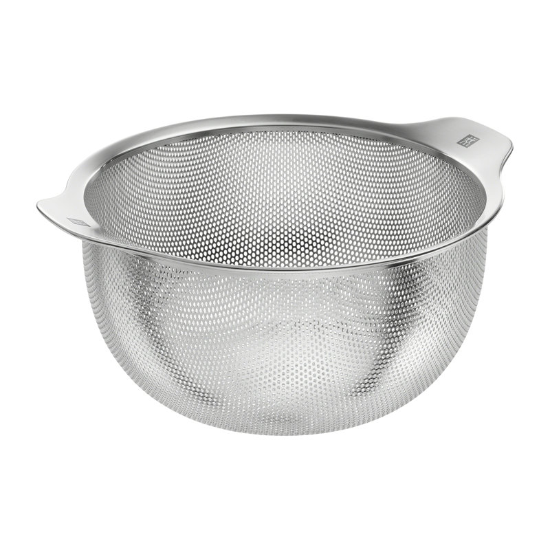 Zwilling J.A. Henckels Stainless Steel Food Strainer, 4.7" H x 9.8" W x 9.4" D