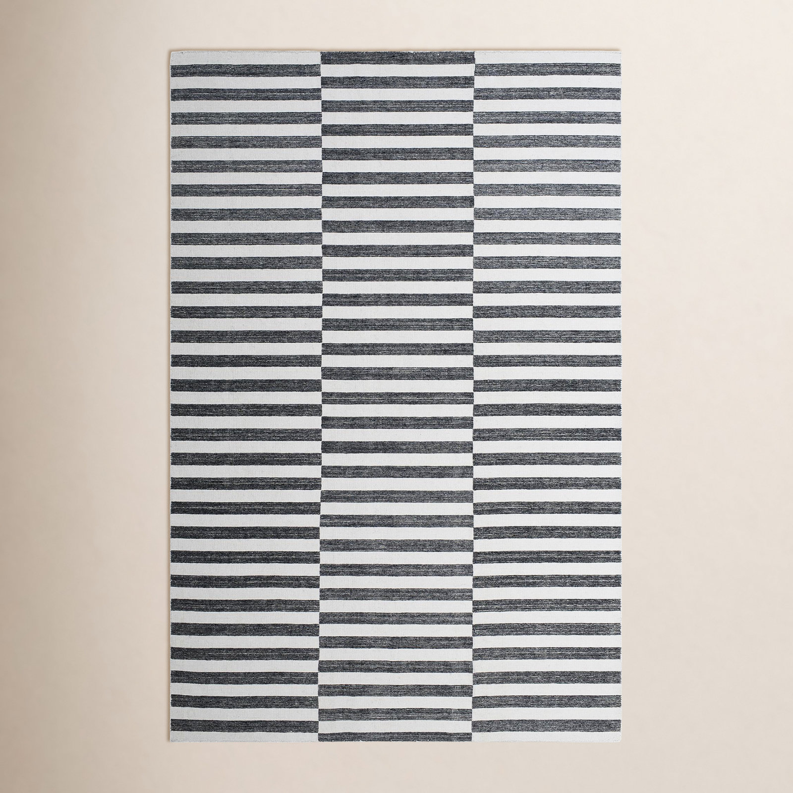 Falko Hand-Woven Striped Rug, Rectangle 2' x 3'