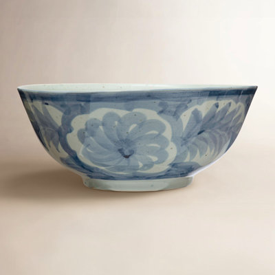Caspen Hand-Painted Stoneware Bowl