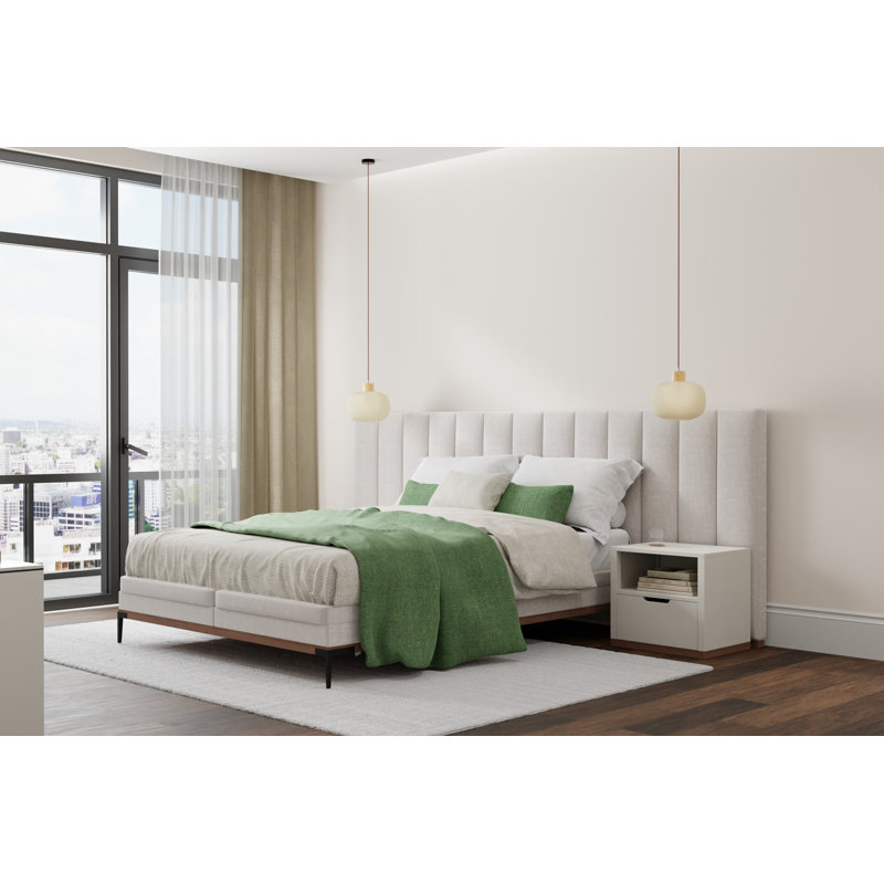 Abbott Modern Solid Area Rug, Rectangle 8' x 10'