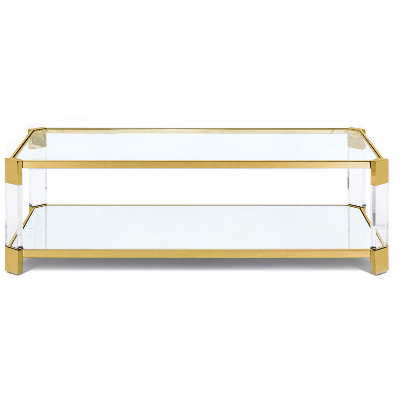 4 Legs Coffee Table, Gold