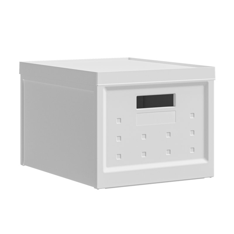 Collapsible & Stackable Storage Boxes with Lids – Set of 2, Versatile and Space-Saving, Ideal for Organizing Clothes, Books, Toys, and More