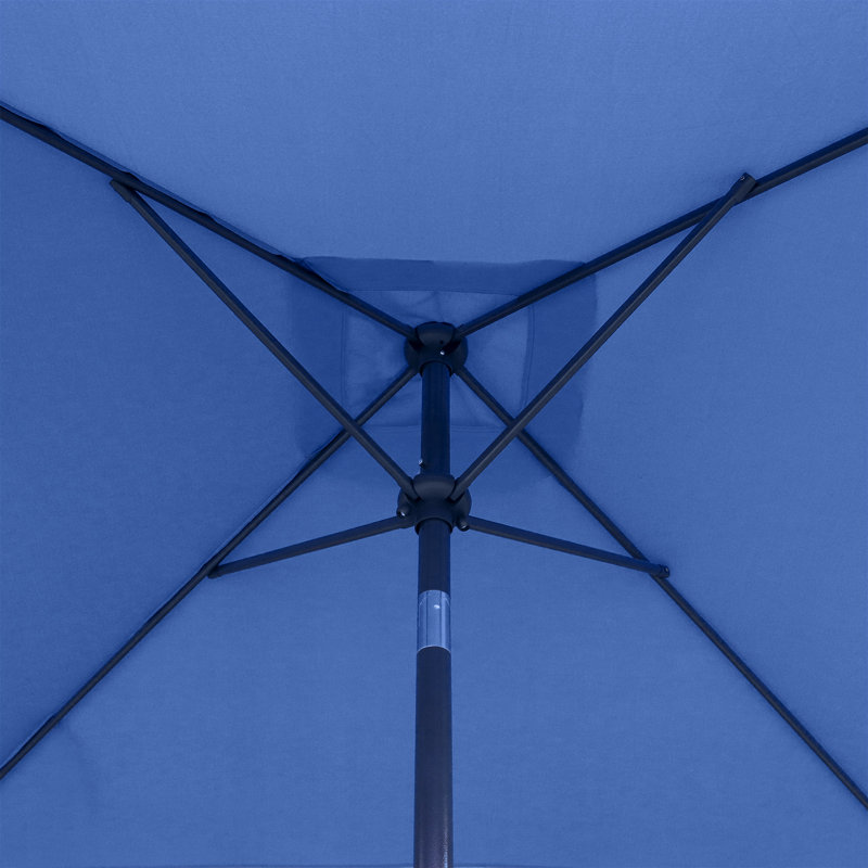 Parasol de marché carré 6,5 pi Tempo, Marine
