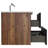 36" Wall Mounted &Rough Oak Bathroom Vanity With Integrated Ceramic Sink With Overflow, Large Storage Floating Bathroom Vanity For Modern Bathroom, Pre-Assembled-1346077489-1346077488