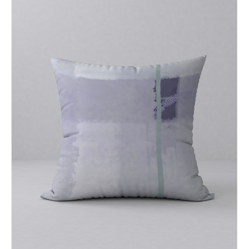 Abstract Throw Pillow, 20" H x 20" W