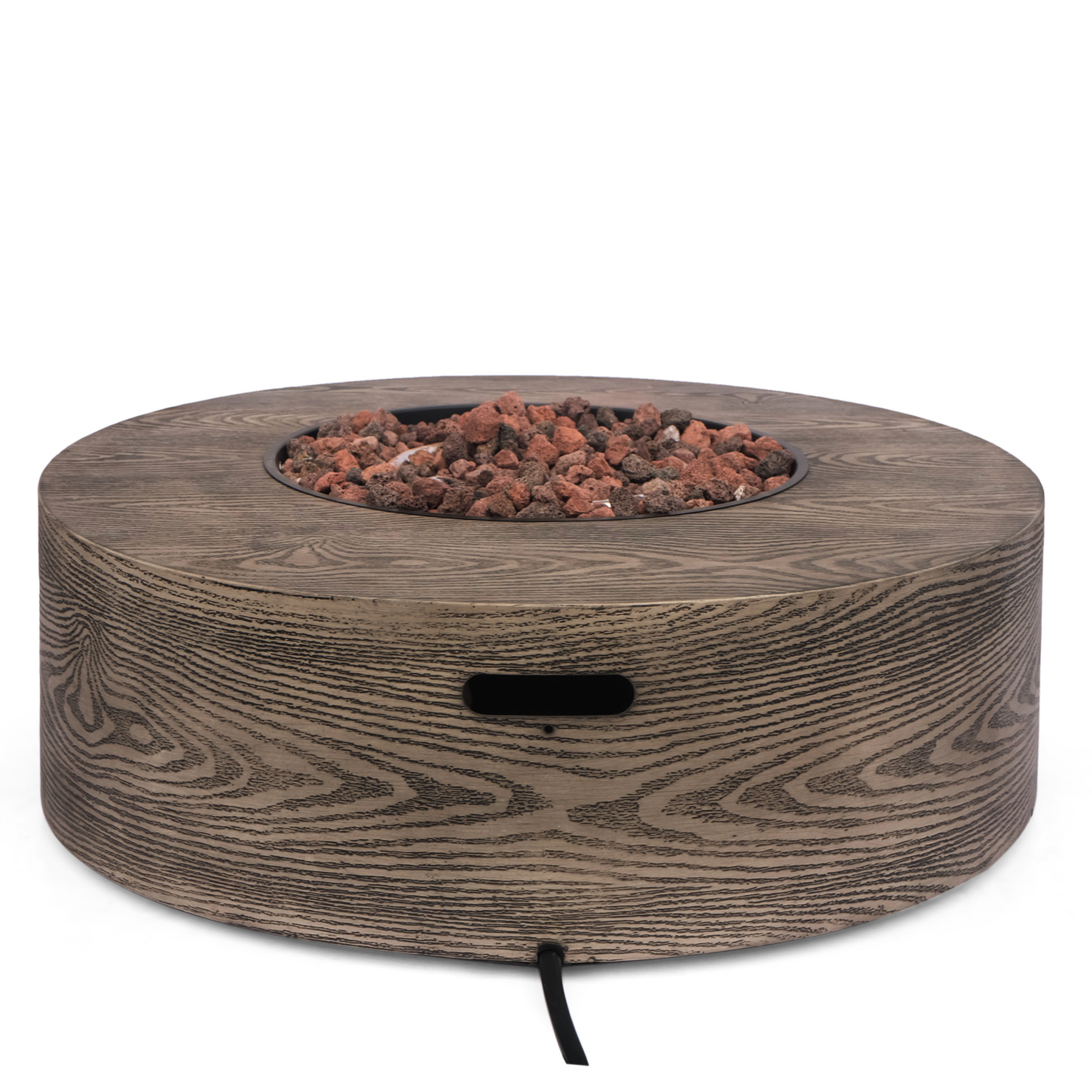 Loon Peak® Iron Fire Pit With 50,000 - Enjoy Warm Outdoor Moments 37.1