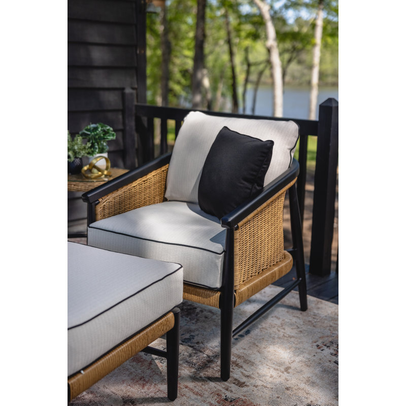 Galloway Outdoor Dining Armchair, Canvas Natural