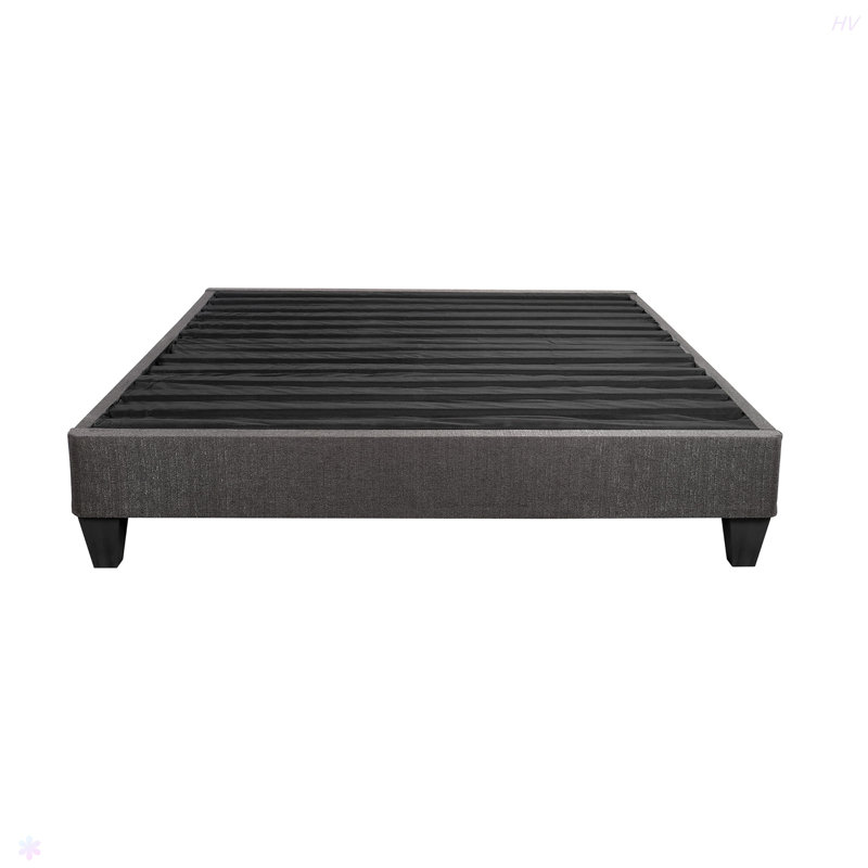 Platform Bed Base, Upholstered Mattress Foundation Bed Frame