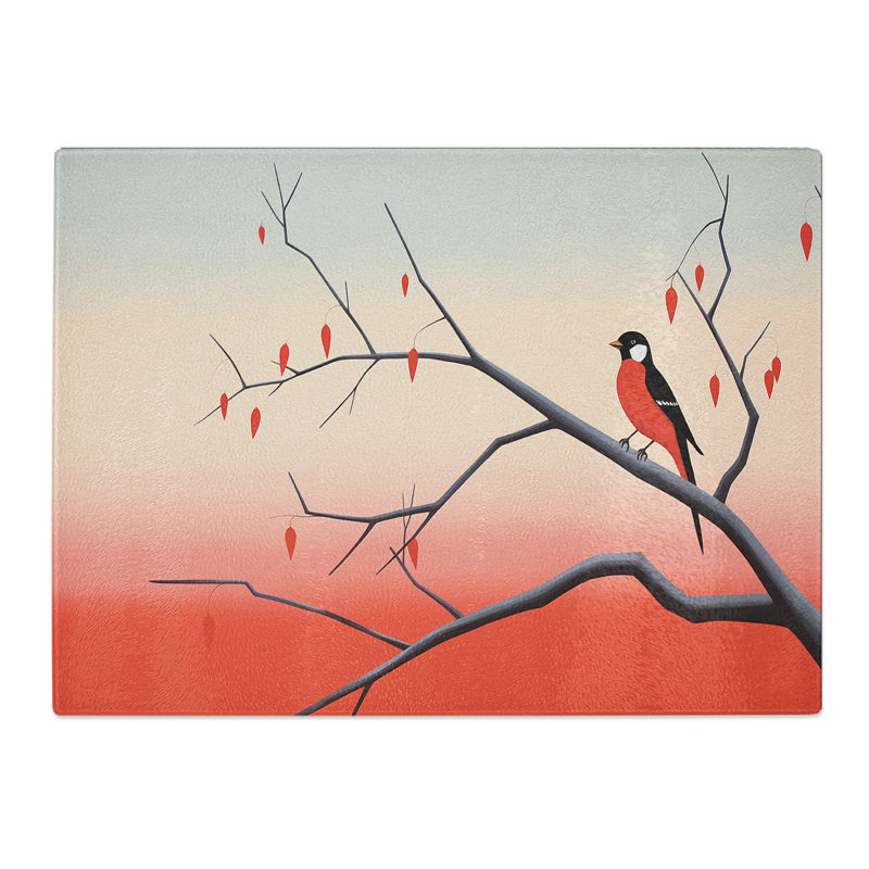 Woodpecker Minimalism No.2  Glass Chopping Board