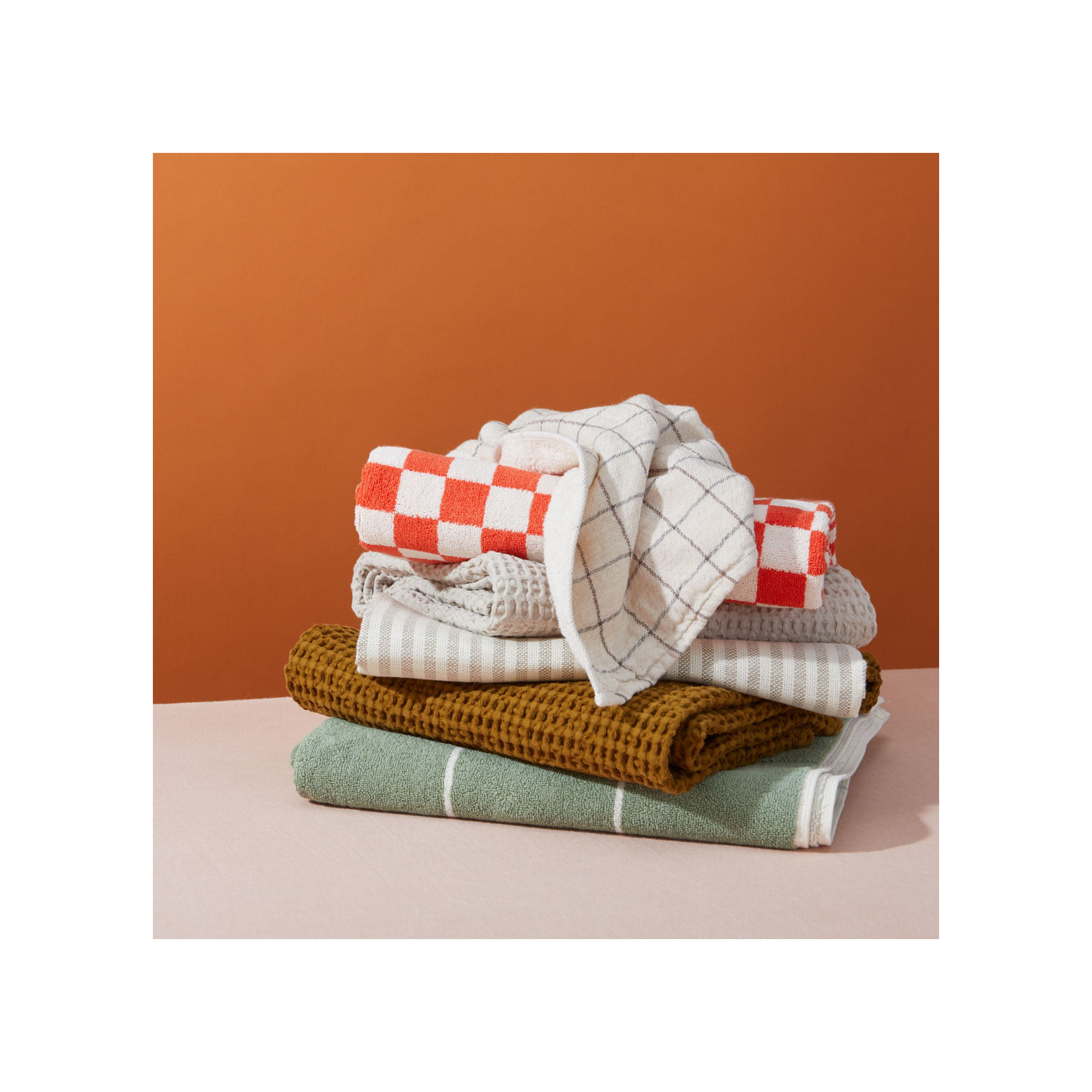 Simple Cotton Hand Towel, Gray, Wash Cloth - 1 Pack