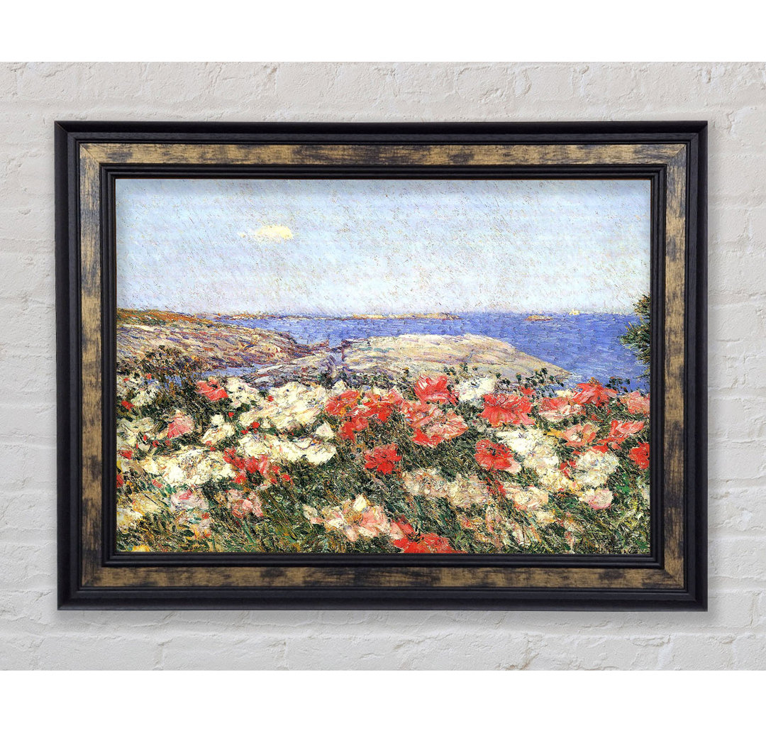 Hassam Poppies On The Isles Of Shoals - Einzelne Bilderrahmen Kunstdrucke