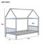Lit simple HyggeBed avec tête et pied de lit, structure en bois d'hévéa-115684332