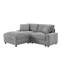 Space-saving Sectionals With Storage, Polyester Modular Sofa For Modern Living Room