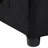 Multifunctional Modern Sofa Bed, Adjustable Black Suede For Home