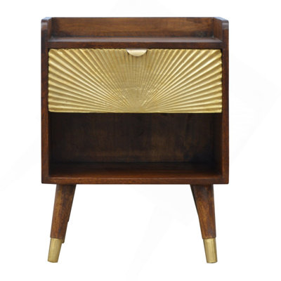 Manila Gold One Drawer Nightstand