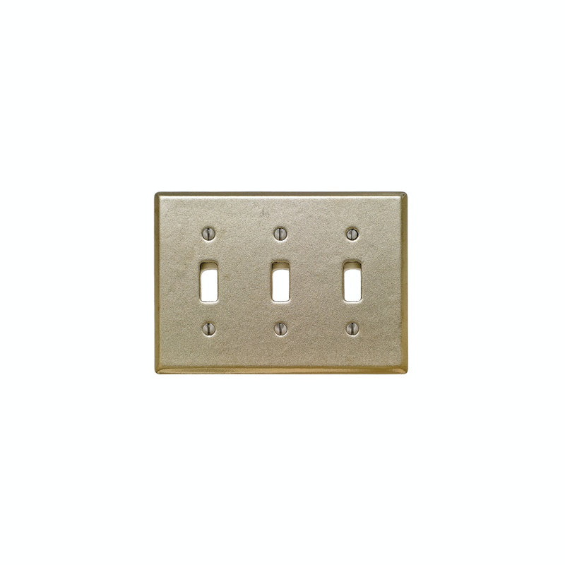 Switch Cover, Silicon Bronze Brushed