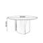 Black Multi-layer Solid Wood Large Round Table-414871873