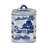 Chinoiserie Ceramic Decorative Box Jars with Lids - Rectangular Floral & Scenic Storage Accents for Shelves, Console Tables & Entryways - Set of 2, Blue & White