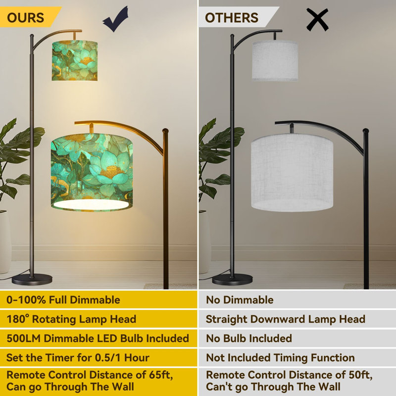  Lampe sur pied Arc Elegant