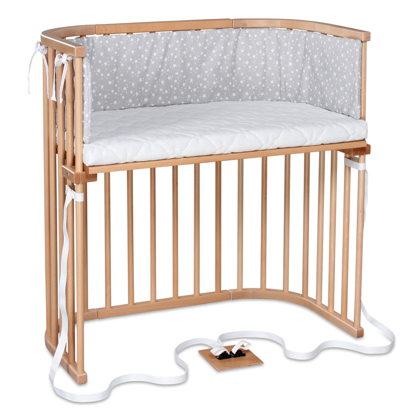 babybay Boxspring co-sleeper, Natural varnish