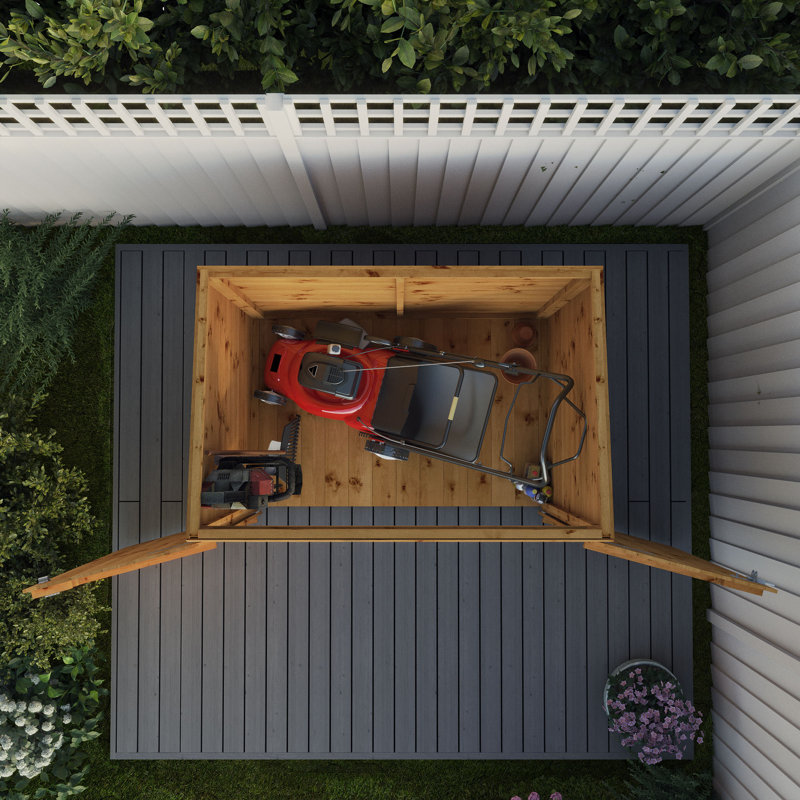 Mercia 3 x 5ft Tongue & Groove Pent Mower Store
