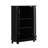 Modern Style Black Cabinet, Triangle Corner, Adjustable Shelves, Construction Bathroom Shelf, Increases Storage Capacity-601561198