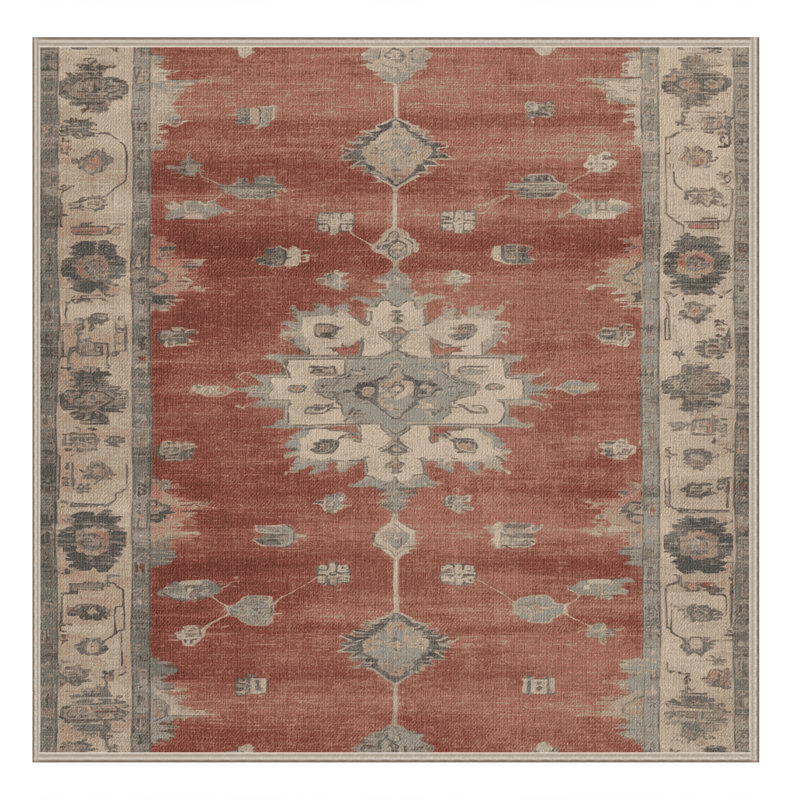 Tapis brun lavable à la machine