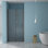 Porte de douche pliante sans cadre avec verre trempé l 30 po x H 72 po