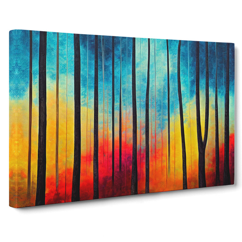 Summer Forest Painted Vol.4 - Wrapped Canvas
