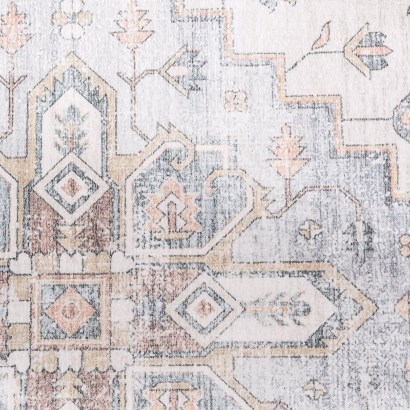 Msrw Arizona 109 Performance Machine Washable Oriental Rug, Rectangle 5' x 7'