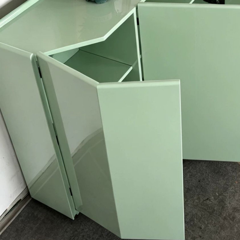 Buffet Modern, 35.4" H x 55.12" W x 15.75" D, Light Green