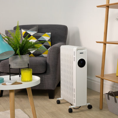 Zanussi 2300W Electric Compact Space Heater with Adjustable Thermostat