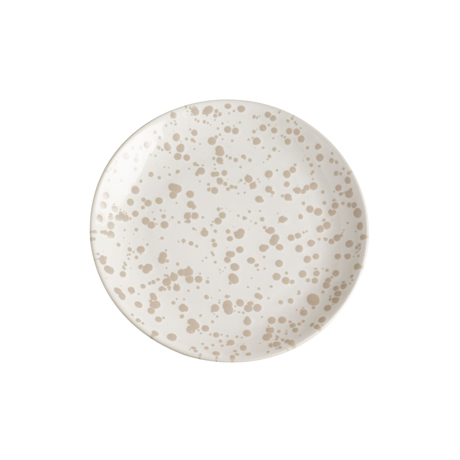 Year & Day Splatter Small Plates, Beige