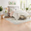 Ensembles de literie luxueux en fourrure longue, édredon en polyester douillet, décoration de chambre glamour