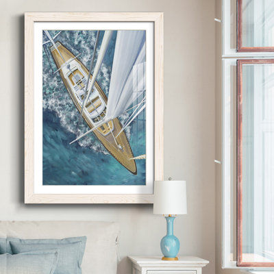 Voile autour du monde - reproduction d'art sur papier