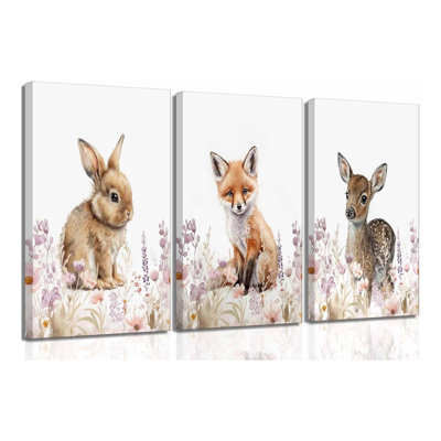 3 Piece Wrapped Canvas Wall Art